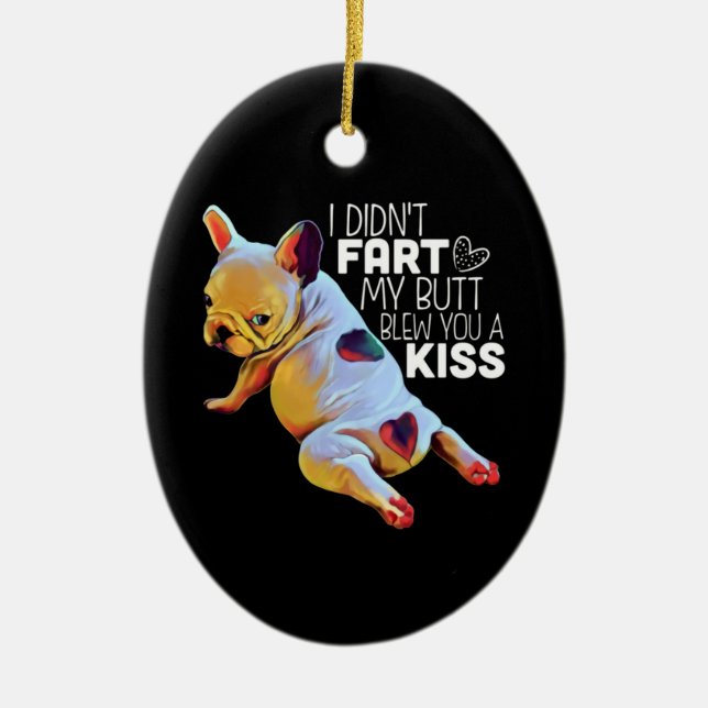 Hundegeschenk| Ich habe dir nicht , dass mein Hint Keramik Ornament (Vorne)