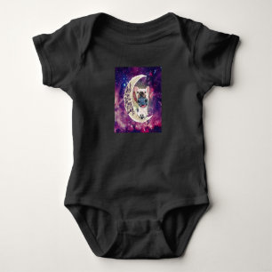 Hundegeschenk Ich Liebe dich zum Mond und zurück Baby Strampler