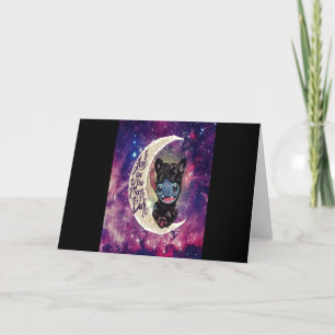 Hundegeschenk   Ich Liebe dich zum Mond und zurück Karte