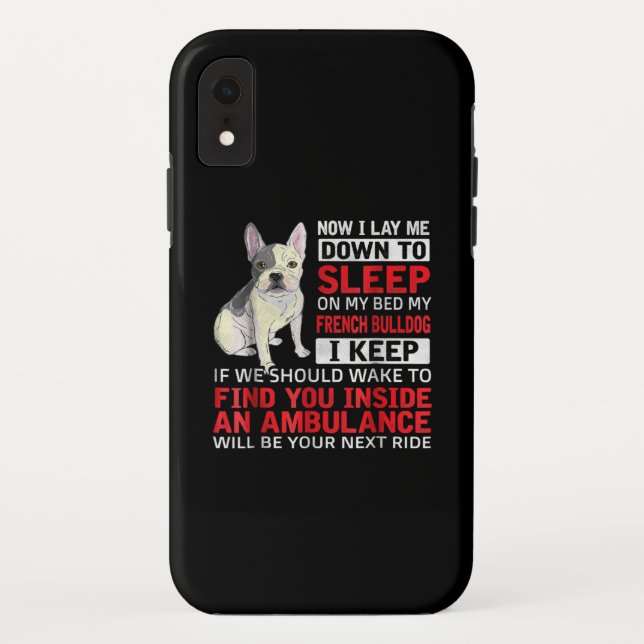 Hundegeschenk | Ich schlafe in meinem Bett, mein f Case-Mate iPhone Hülle (Rückseite)