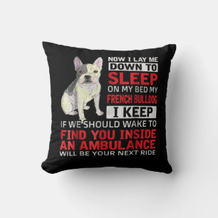 Hundegeschenk Ich schlafe in meinem Bett, mein f Kissen