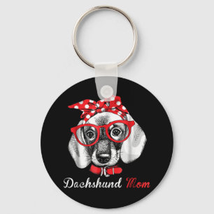 Hundegeschenk Mama der Dackel Schlüsselanhänger