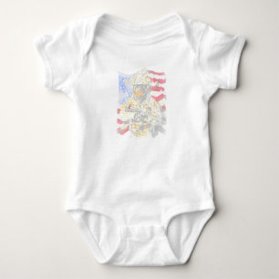 Hundegeschenk   Rottweiler-Baby Baby Strampler