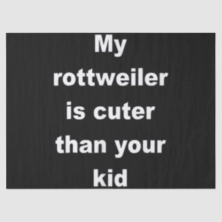 Hundegeschenk | Rottweiler-Baby Seidenpapier