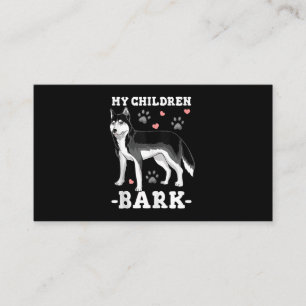 Hundegeschenk   Siberischer Husky Visitenkarte