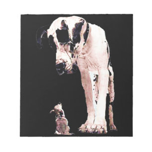 Hundegeschenke Familie Great Dane Liebhaber Notizblock