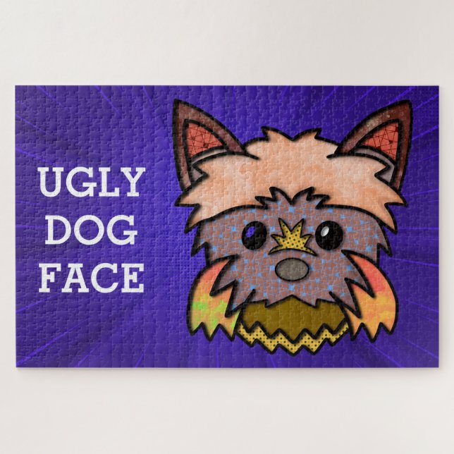 Hundegesicht 1000 Stück Jigsaw Puzzle (Horizontal)