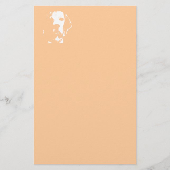 Hundegesicht Briefpapier (Vorderseite)