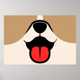 Hundegesicht Poster