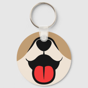 Hundegesicht Schlüsselanhänger