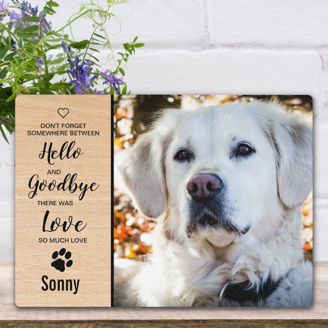 Hundegeweih Foto Holzkörner Keepake Haustier Fotoplatte (Von Creator hochgeladen)