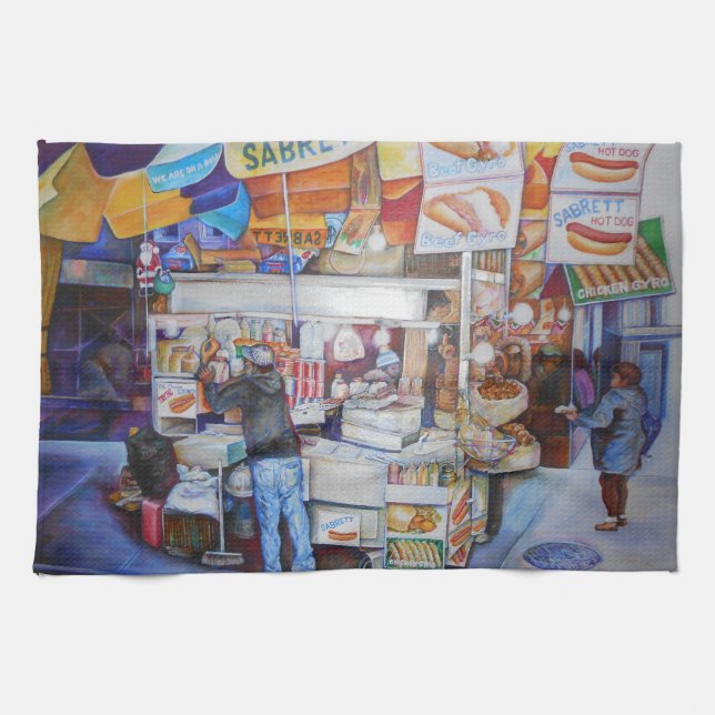 Hundegott Geschirrtuch (Horizontal)