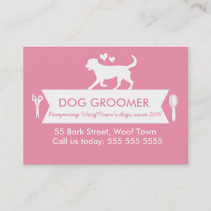Hundegroomer-Loyalitäts-Karte - Personalizable Treuekarte