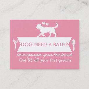 Hundegroomer-Visitenkarte - Personalizable Visitenkarte
