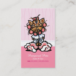 Hundegroomer-Wellness-Center Yorkie rosa Kunde Treuekarte