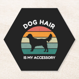 Hundehaar ist mein Accessoire - Funny Dog Design Untersetzer