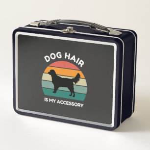 Hundehaar ist mein Accessoire - Lustiges Hundedesi Metall Brotdose