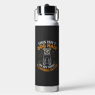 Hundehaar Pitbull Glitter Tragen Sonnenbrille Ster Trinkflasche