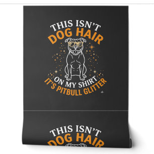 Hundehaar Pitbull Glitter trägt Sonnenbrille Stern Tapete
