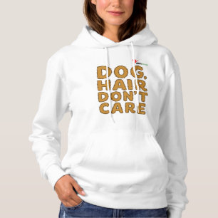 Hundehaare, Egal – Spielerei mit Typografie-Design Hoodie