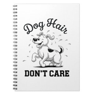 "Hundehaare stören nicht" Lustiger Cartoon für Tie Notizblock