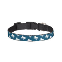 Hundehalsband Texas Kontur Blue