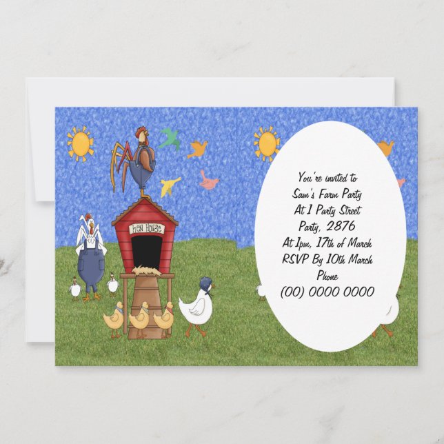 Hundehaus Einladung (Vorderseite)