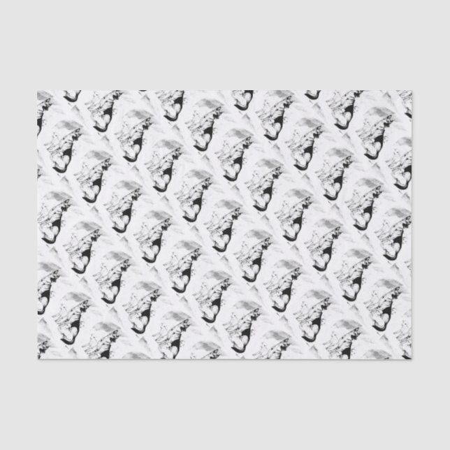 Hundehimmel, die Menge des Meisters Seidenpapier (Vorderseite)