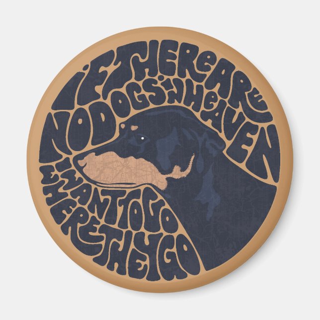 Hundehimmel Magnet (Vorne)