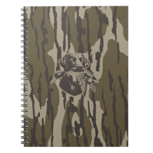 Hundejäger mit Hundeschwald-Camouflage Notizblock