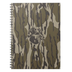 Hundejäger mit Hundeschwald-Camouflage Notizblock