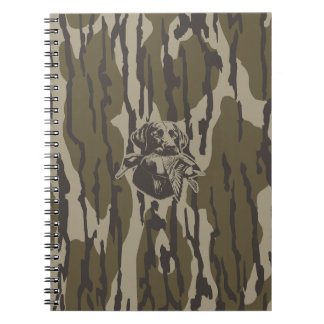 Hundejäger mit Hundeschwald-Camouflage Notizblock