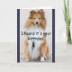 Hundejahr-alles Gute zum Geburtstag Karte (Vorderseite)