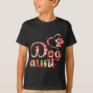 Hundejunges Sister Blume Welpe Hund Lover T-Shirt