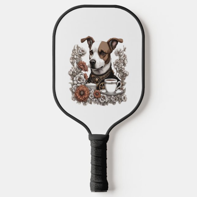 Hundekaffee Pickleball Schläger (Vorderseite)