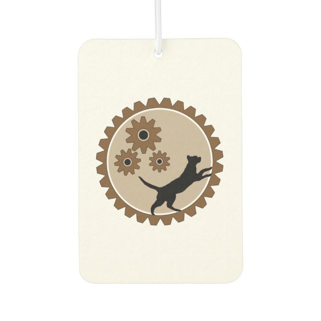 Hundekäfig mit Rädern Autolufterfrischer (Vorderseite)