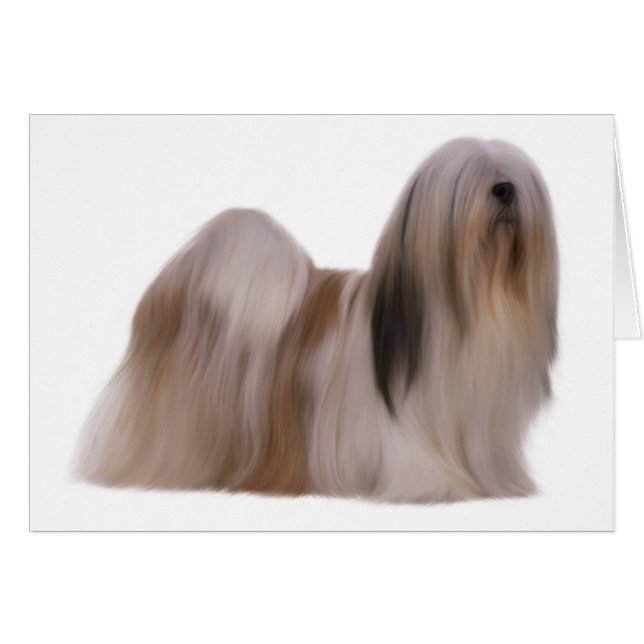 Hundekarte (Vorderseite (Horizontal))