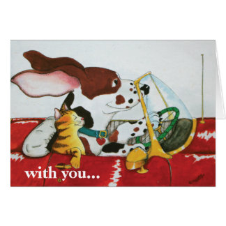 Hundekatze im Kabriolett