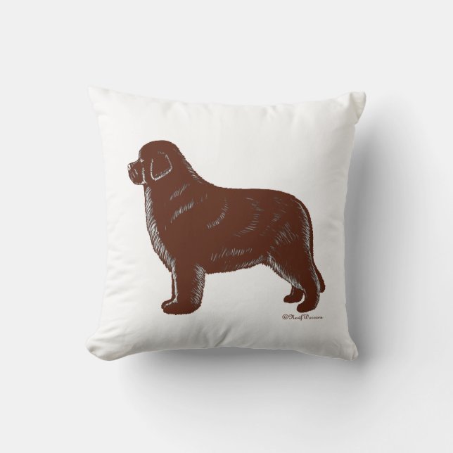 Hundekissen Browns Neufundland Kissen (Vorderseite)