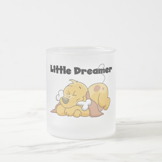 Hundekleine Träumer-T - Shirts und Geschenke Mattglastasse (Mittel)