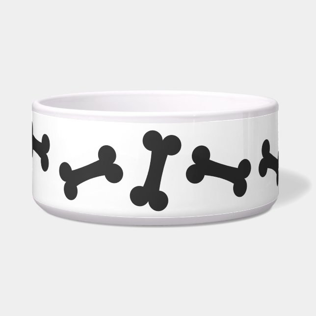Hundeknochen Napf (Vorderseite)