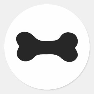 Hundeknochen Runder Aufkleber