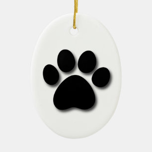 Hundeknochen und keramik ornament