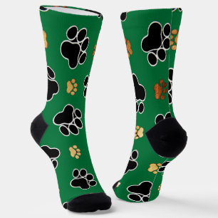 Hundekuh aus schwarzem und bräunlichem Hund Socken