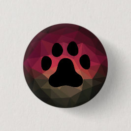 Hundekuh, farbenfrohe Designgolfe für Tiere Button