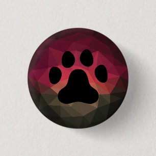 Hundekuh, farbenfrohe Designgolfe für Tiere Button