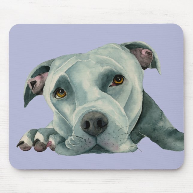 Hundekunst-Pitbull-Liebhaber Mousepad (Vorne)