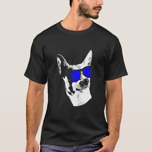 Hundelasenbrille Hundshund Liebe T-Shirt (Vorderseite)