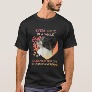 Hundeliebhaber  Ab und zu ein Papillon - Hund T-Shirt