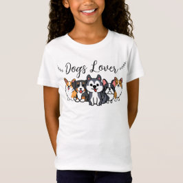 Hundeliebhaber - Cartoon T-Shirt